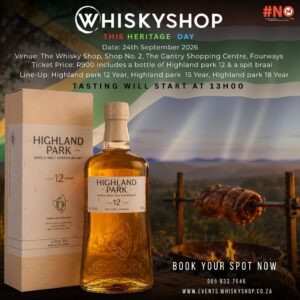 Highland Park Heritage Day Whisky Tasting & Spit Braai